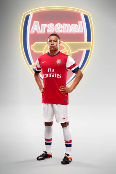 <strong>NIKE｜ナイキ</strong>　2012-13シーズン新ユニフォーム　アーセナルFC アレックス・チェンバレン