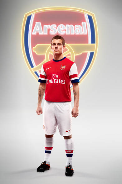 <strong>NIKE｜ナイキ</strong>　2012-13シーズン新ユニフォーム　アーセナルFC ジャック・ウィルシェア
