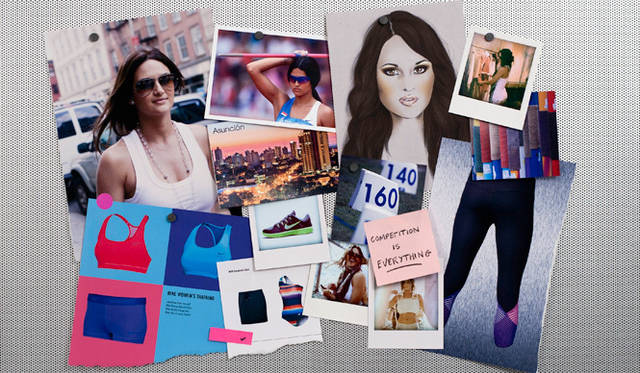 <strong>NIKE｜ナイキ</strong>　2012 サマーシーズン ナイキウィメン「THE LOOK OF SPORT：レリン・フランコ」　レリン・フランコの“ムードボード”