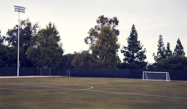 <strong>NIKE｜ナイキ</strong>　「THE LOOK OF SPORT：ホープ･ソロ」　ホープがいつも練習に使っているフィールド