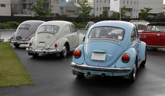 <strong>Volkswagen The Beetle｜フォルクスワーゲン ザ・ビートル</strong>　会場に集合したType 1