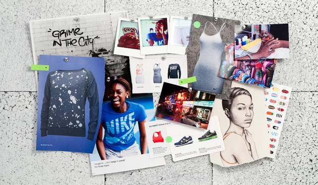 <strong>NIKE｜ナイキ</strong>　2012 サマーシーズン ナイキウィメン「THE LOOK OF SPORT：ペリー・シェイクス・ドレイトン」　ペリー・シェイクス・ドレイトンの“ムードボード”