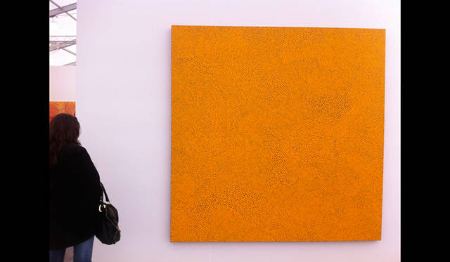 <strong>マシュー・ワォルドマン</strong>　草間弥生さんの作品はそこにあるだけで、美術館のような雰囲気になります