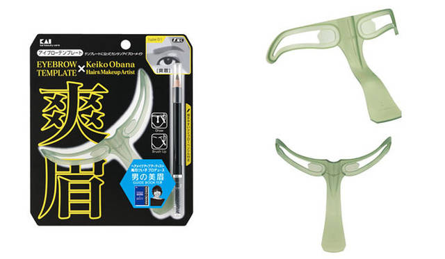 <strong>貝印｜KAI </strong>　メンズアイブローテンプレート 爽眉（アイブローペンシル付き）1050円