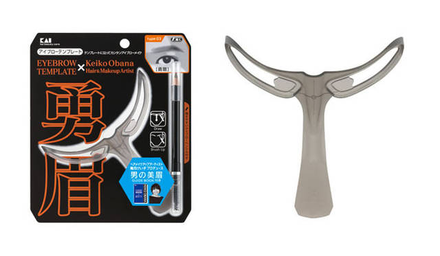 <strong>貝印｜KAI </strong>　メンズアイブローテンプレート 勇眉（アイブローペンシル付き）1050円