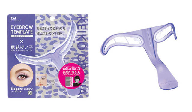 <strong>貝印｜KAI </strong>　レディスアイブローテンプレート エレガント眉 735円