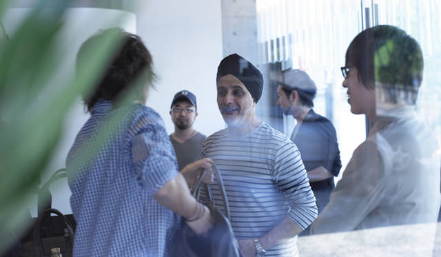 トランクショーに訪れる人たちとの会話は日本でもっとも楽しい時間だという