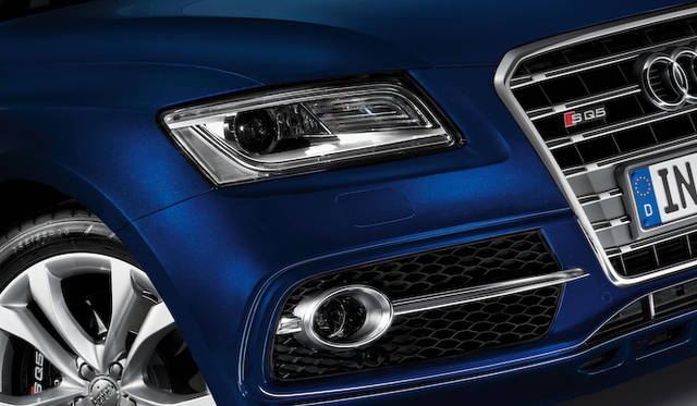 <strong>Audi SQ5 TDI｜アウディSQ5 TDI</strong>　ヘッドライトは、最新のアウディに共通する意匠だ