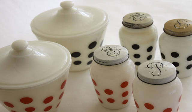 　ミッキーグラスカンパニーのドットシリーズ　（30’s から40’s）