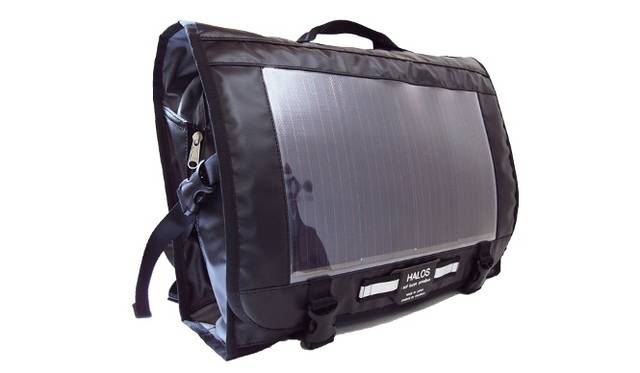 <strong>HALOS│ハロス</strong>　「HALOS」は軽量で防水性、耐久性の高い素材を使用した、これまでにないスタイリッシュな発電バッグ