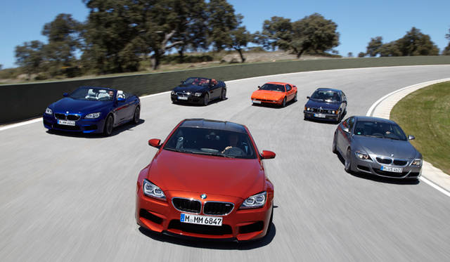 <strong>歴代Mシリーズが勢揃い。後者にはその復活が噂されているM1の姿も。</strong>