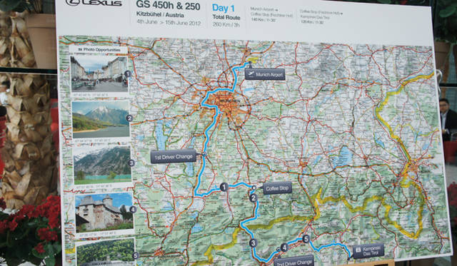 <strong>Lexus GS｜レクサス GS</strong>　今回 島下泰久氏が試乗したコース