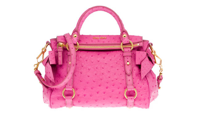 <strong>MIU MIU｜ミュウミュウ</strong>　ハンドバッグ 58万8000円[W27xH18xD11cm]