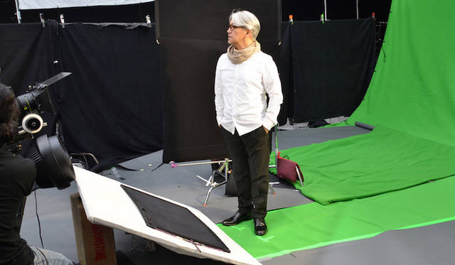 　6月におこなわれたCM撮影のようす