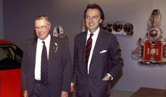 フェラーリ ルカ・ディ・モンテゼーモロ会長とセルジオ・ピニンファリーナ