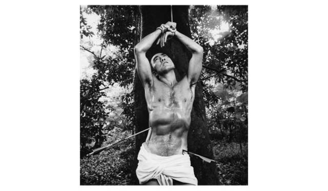 <strong>「篠山紀信展 写真力　THE PEOPLE by KISHIN」</strong>　三島由紀夫　1970年　©篠山紀信