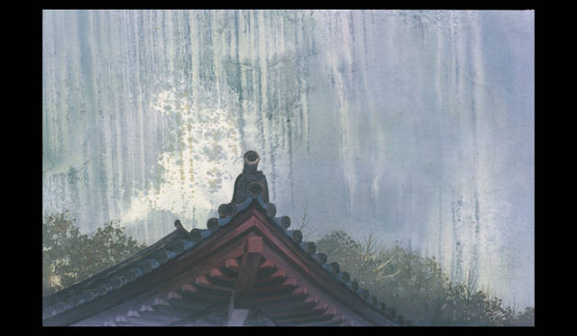 <strong>『千住博 源氏物語』</strong>　Hahakigi