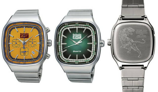 <strong>SII｜セイコーインスツル</strong>　左／クロノグラフ（スクエア）モデル、右／ベーシック（スクエア）モデル