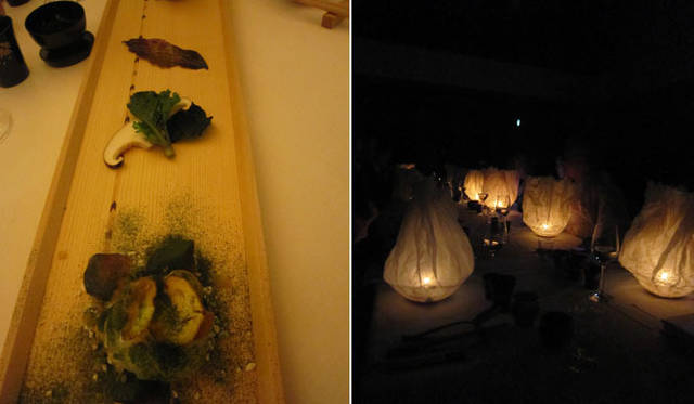 <strong>COOK IT RAW｜クック・イット・ロゥ</strong>　左はマーク・ベストの作品、右は成澤氏の「Inori」