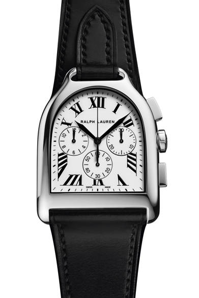 <strong>RALPH LAUREN│ラルフ ローレン</strong>　スティラップ ラージモデル ステンレススチール 白文字盤 61万3200円