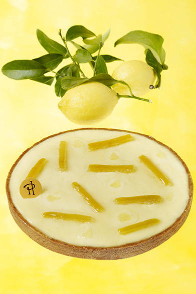 <strong>PIERRE HERMÉ PARIS│ピエール・エルメ・パリ</strong>　タルト アンフィニマン シトロン　1人用：525 円、4～5人用：2100円