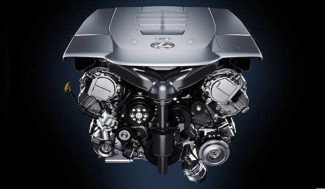 <strong>LEXUS LS460｜レクサス LS460</strong>　LS460のエンジン