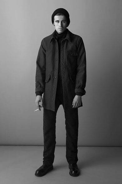 <strong>FILL THE BILL｜フィル ザ ビル</strong>　2012-13年秋冬コレクション　PIPE LAYER JACKET 6万900円、STANDARD WORK SHIRTS 1万7850円、FIVE POKET MOLESKIN PANTS 2万1000円