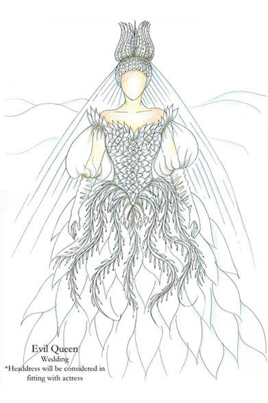 <strong>SWAROVSKI│スワロフスキー</strong>　ウェディングドレスのデッサン