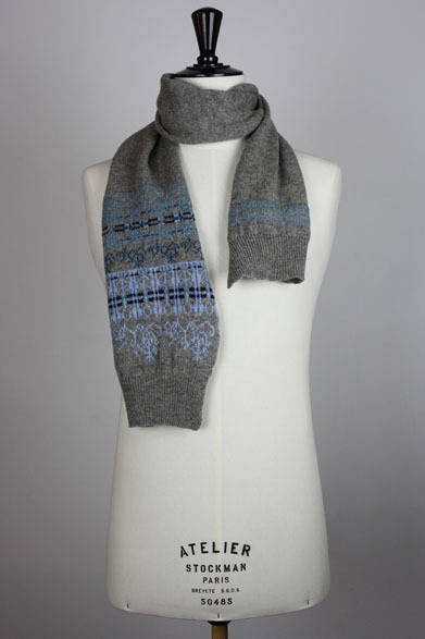 <strong>MONSIEUR LACENAIRE｜ムッシュー・ラスネール</strong>　2012-13年秋冬コレクション　フェアアイルスカーフ