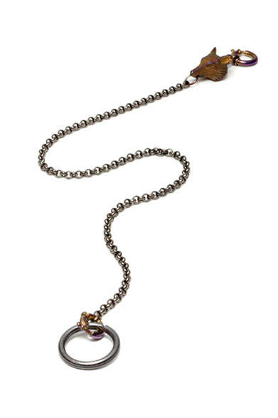 <strong>DIESEL｜ディーゼル</strong>　「DIESEL BLACK GOLD×ウーゴ・カッチャトーリ」ジュエリーコレクション　チェーン4万950円