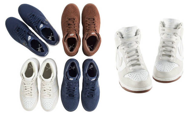 <strong>A.P.C.｜アー・ペー・セー</strong>　「A.P.C.＋NIKE」　＜メンズ＞NIKE DUNK HIGH ’08 各1万2600円、NIKE AIR MAXIM 1+ 1万6275円