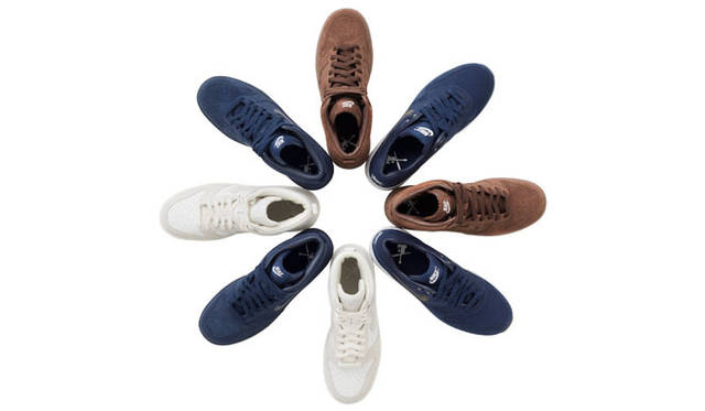 <strong>A.P.C.｜アー・ペー・セー</strong>　「A.P.C.＋NIKE」　＜ウィメンズ＞NIKE WMNS DUNK SKINNY 各1万1550円、NIKE AIR MAXIM 1+ 1万6275円