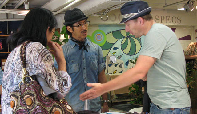 <strong>GLOBE SPECS｜グローブスペックス</strong>　「MUEHLBAUER（ミュールバウアー）」トランクショー　前回のトランクショーの様子