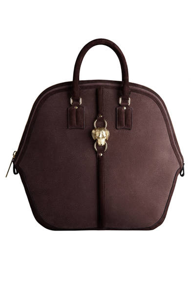 <strong>BURBERRY│バーバリー</strong>　バーバリー・オーチャード（ヌバック・ダークヘザー） [W39×H34×D15cm] 19万9500円