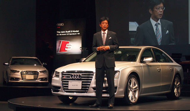 <strong>Audi S8｜アウディS8</strong><br />アウディ ジャパン代表取締役 大喜多氏