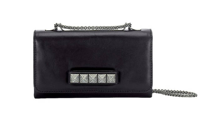 <strong>VALENTINO GARAVANI│ヴァレンティノ ガラヴァーニ</strong>　 ナッパ―レザーのチェーン付きバッグ [W24.5 ×H13.5 ×D8cm] 25万2000円 