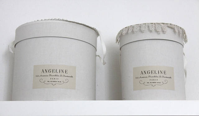 <strong>Yoko Ueno Lewis｜暮らしノート｜収納のためのマジカルミステリーツアー</strong>　布張りの箱