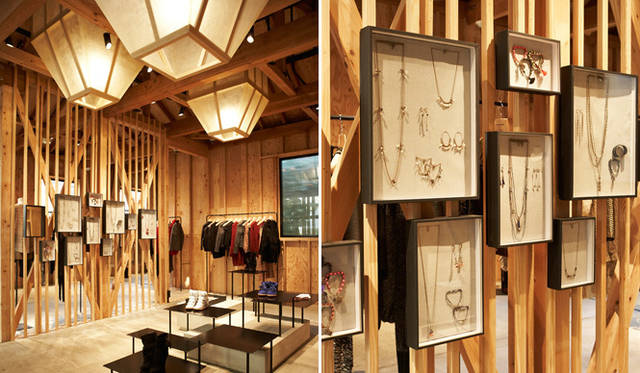 <strong>ISABEL MARANT｜イザベル・マラン</strong>　左／照明まで洗練されたデザイン。右／アクセサリーも充実している