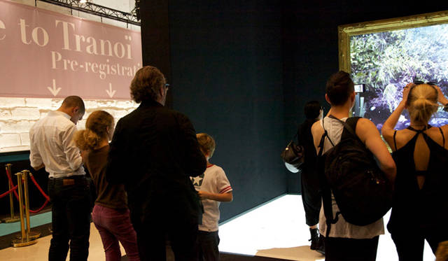 <strong>ＡＲＴ｜ミハラヤスヒロ　パリで好評を博したインスタレーションが日本公開</strong>　時代やジャンルの垣根を越えたこの作品は、鑑賞者にどのような感情をもたらすのだろうか。日本での公開日は9月8日（土）、9日（日）。東京・青山のスパイラルガーデンにて。