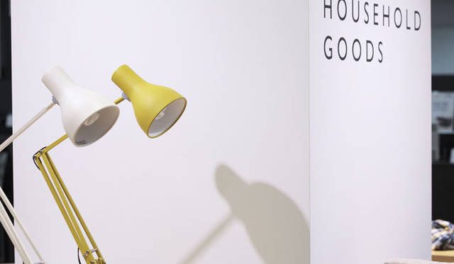 　松屋銀座店7階「MARGARET HOWELL HOUSEHOLD GOODS」　先行発売のアングルポイズの「TYPE-75 イエロー」