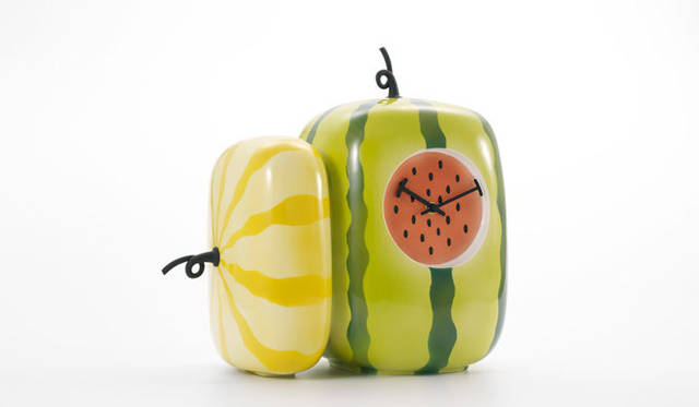 <strong>S&O DESIGN 清水久和＆岡田栄造</strong>　「西瓜の時計」ギャルリ・ヴィヴィッド, 2011