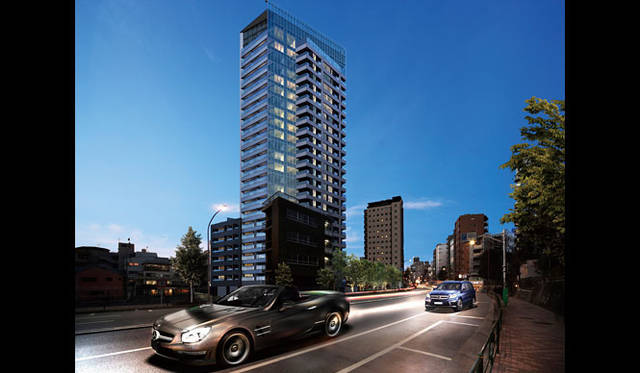 <strong>三菱地所レジデンス</strong>　「ザ・パークハウス 西麻布レジデンス」完成予想図