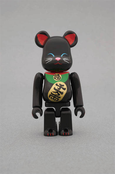 <strong>MEDICOM TOY｜メディコム・トイ</strong>　BE@RBRICK 招き猫 黒 1000円