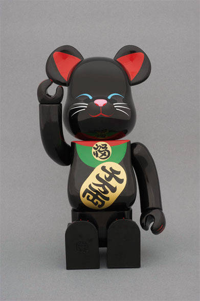 <strong>MEDICOM TOY｜メディコム・トイ</strong>　BE@RBRICK 400％ 招き猫 黒 5000円