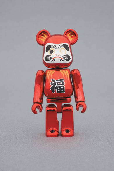 <strong>MEDICOM TOY｜メディコム・トイ</strong>　BE@RBRICK 達磨 赤メッキ 1200円