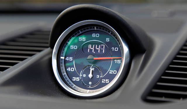 <br />スポーツクロノパッケージ（35万8,000円）に含まれるストップウォッチ