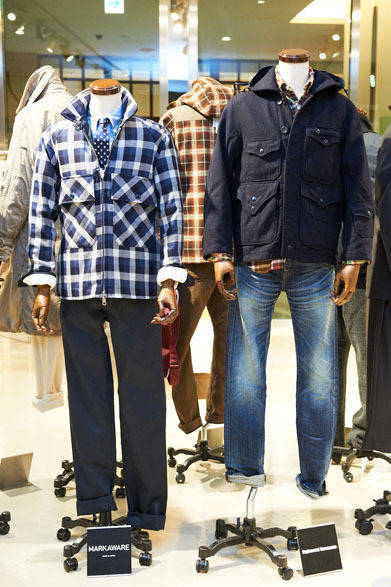 　エストネーション六本木ヒルズ店 「ESTNATION MEN’S AUTUMN FASHION WEEK 2012」ディスプレイ