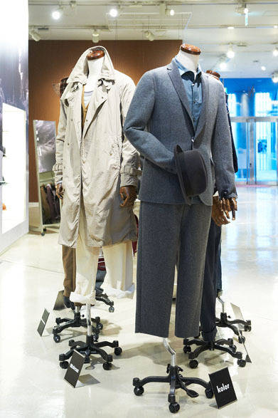 　エストネーション六本木ヒルズ店 「ESTNATION MEN’S AUTUMUN FASHION WEEK 2012」ディスプレイ