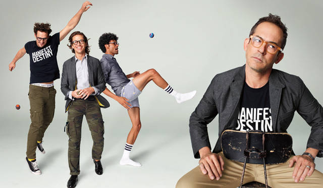 <strong>Gap｜ギャップ</strong>　「Mark McNairy New Amsterdam（マークマクナイリー　ニューアムステルダム）」ブレザー1万6900円、カーゴパンツ1万2000円、トップス7900円