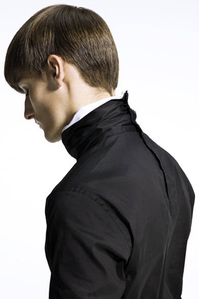 <strong>LITHIUM HOMME｜リチウム オム</strong>　HIGH NECK SHIRT 2万6250円